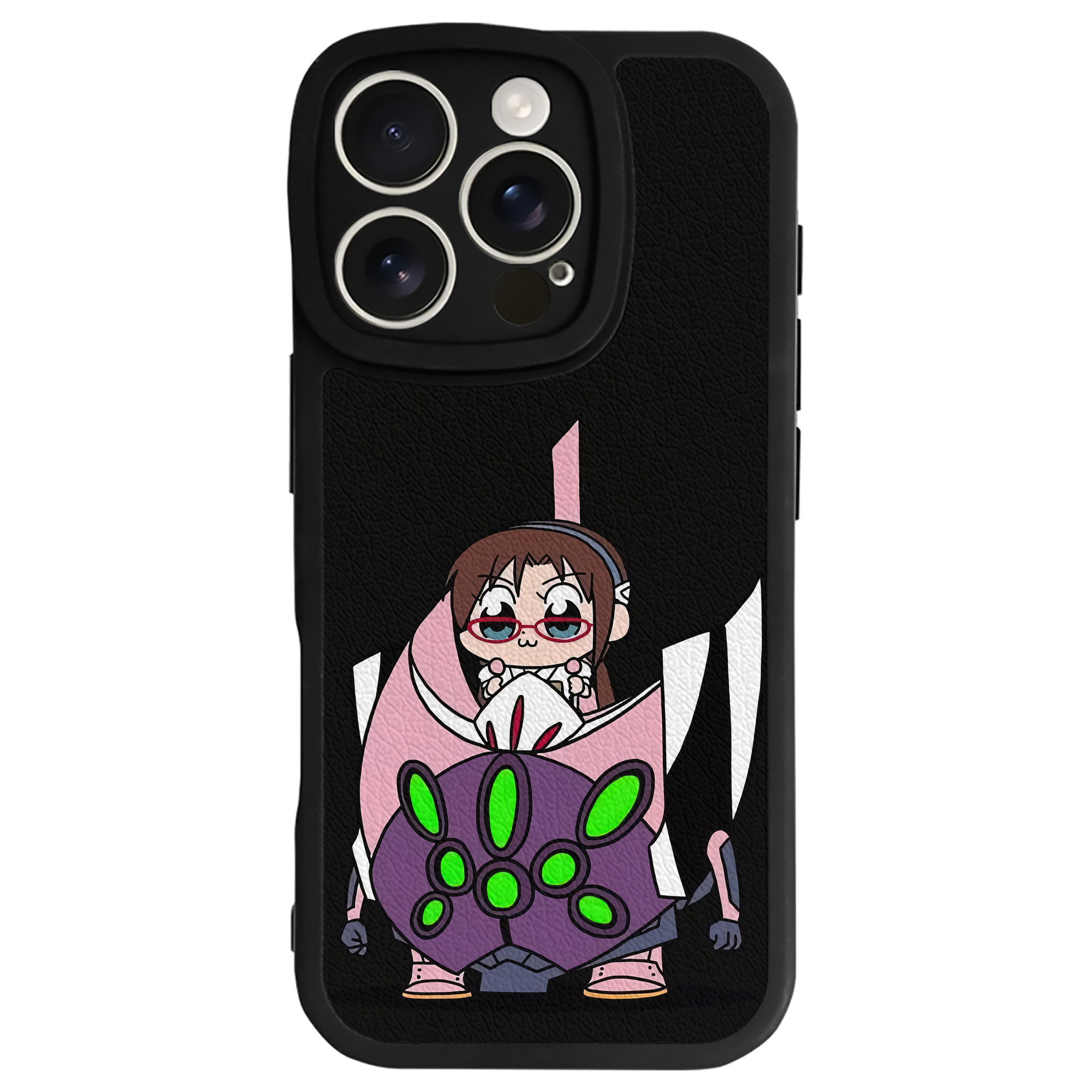 （画像用） EVA 新世紀エヴァンゲリオン 【iPhone 16シリーズ対応】シリコンスマホケース（レザー調） 材質：シリコン